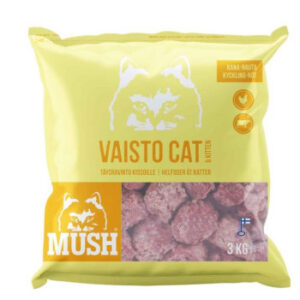 mush vaisto kassi täissööt toortoit kana/veis 3kg