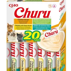 churu chicken varieties multipakk naturaalsed teraviljavabad kassimaiused 20 x 14 gr.