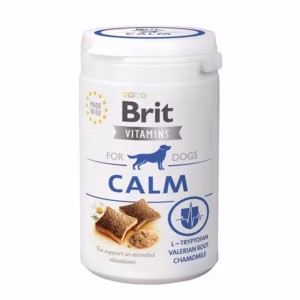 brit vitamins calm poolniiske toidulisand täiskasvanud koertele stressi maandamiseks 150 gr.