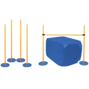 agility komplekt slaalomipostide ja tunneliga (pawise)