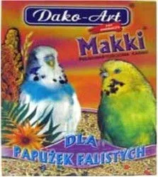 dako‑art makki täissööt viirpapagoidele, 500 g