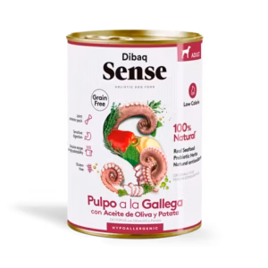 dibaq sense teraviljavaba konservsööt koertele kaheksajala ja valge kalaga 380 gr.