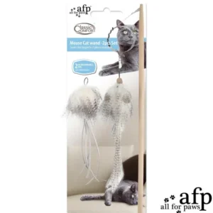 mänguasi kassile ridvaga mouse cat wand (afp classic comfort)