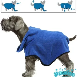 vanni rätik mantel koera kuivatamiseks, erinevad suurused (pawise)